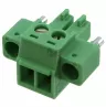 Terminal Block 2Pin 3.81 đực chân thẳng Vặn Ốc